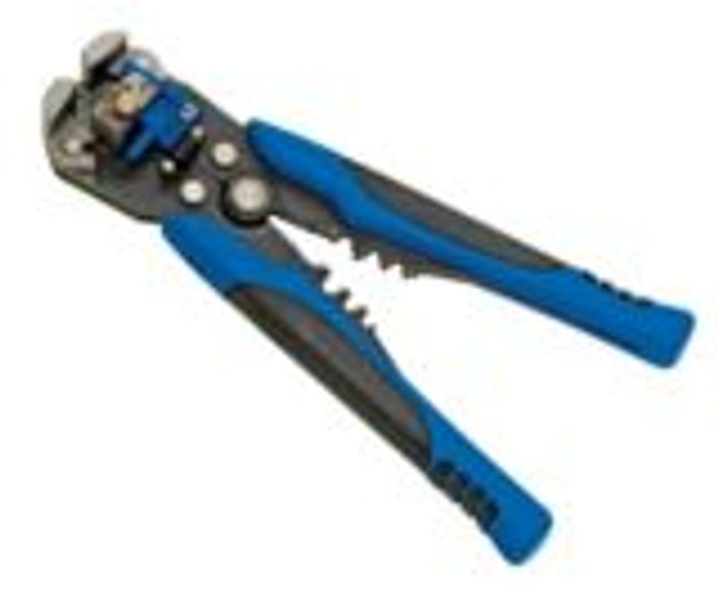 Mastercraft 10-22 Gauge Automatic Self-Adjusting Wire Stripper/Crimper,  Comfort Grip Handles