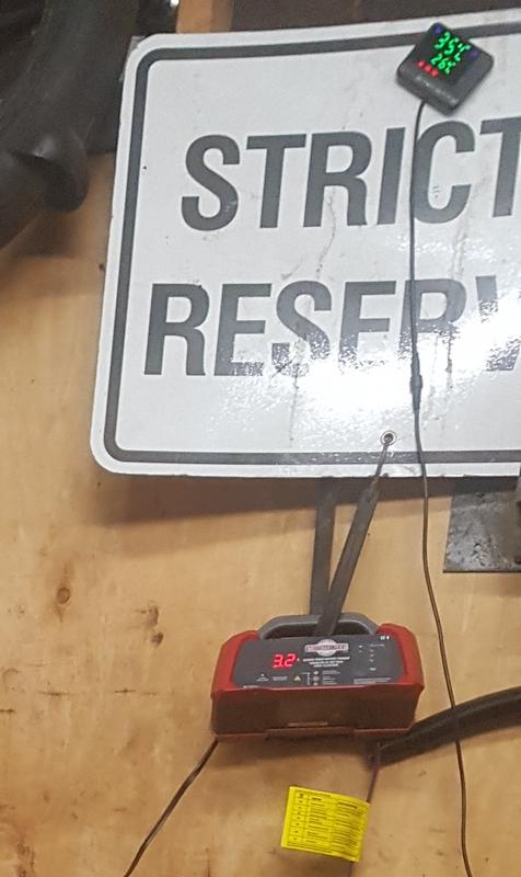 Keeps my shop heater battery maintained