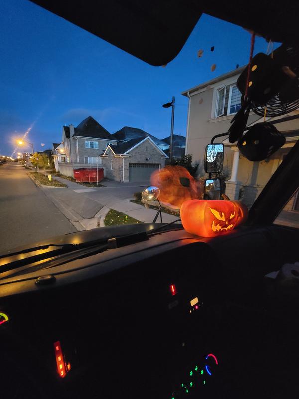 Gemmy Jack-O'-Lantern LED Light-Up Pumpkin with Batteries, Orange, 9-in,  Indoor/Outdoor Decoration for Halloween