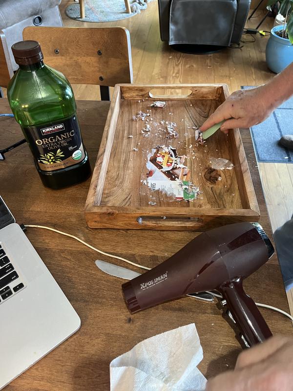 crazy label and removal.