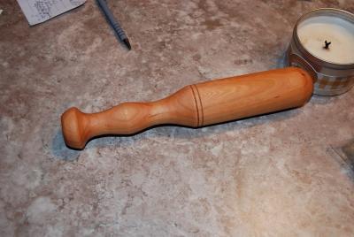 Maillet en cerisier pour assomer des poissons