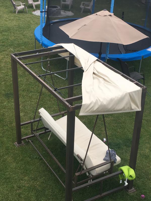 What it looks like on a breezy day