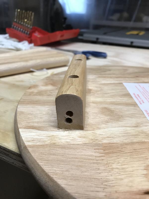 Careful drilling can fix obvious mistakes in production.