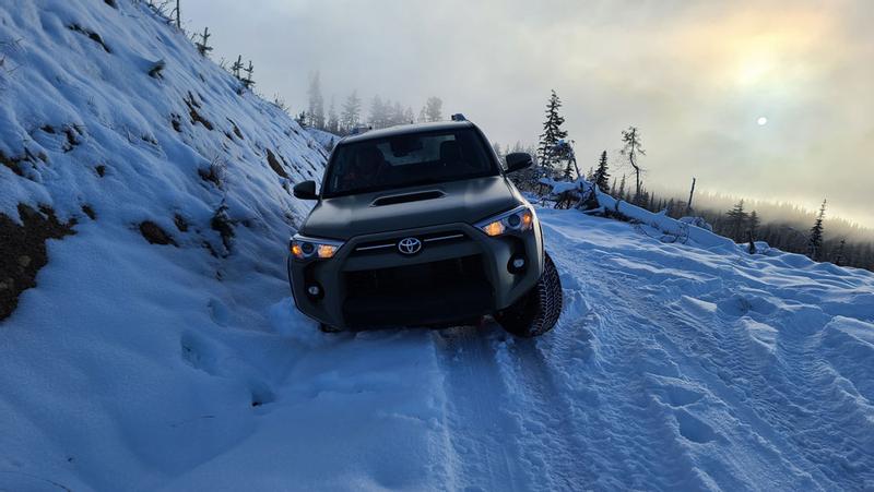 Weather conditions testing ( put car in to ditch on icy road)