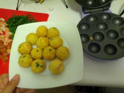 Just out of the cake pop maker