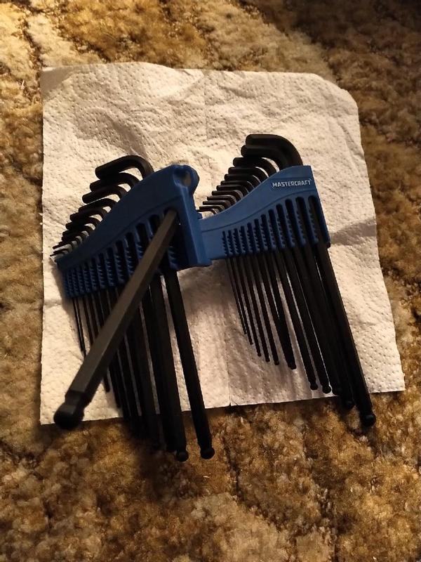 Tilt the key at angle to slide out