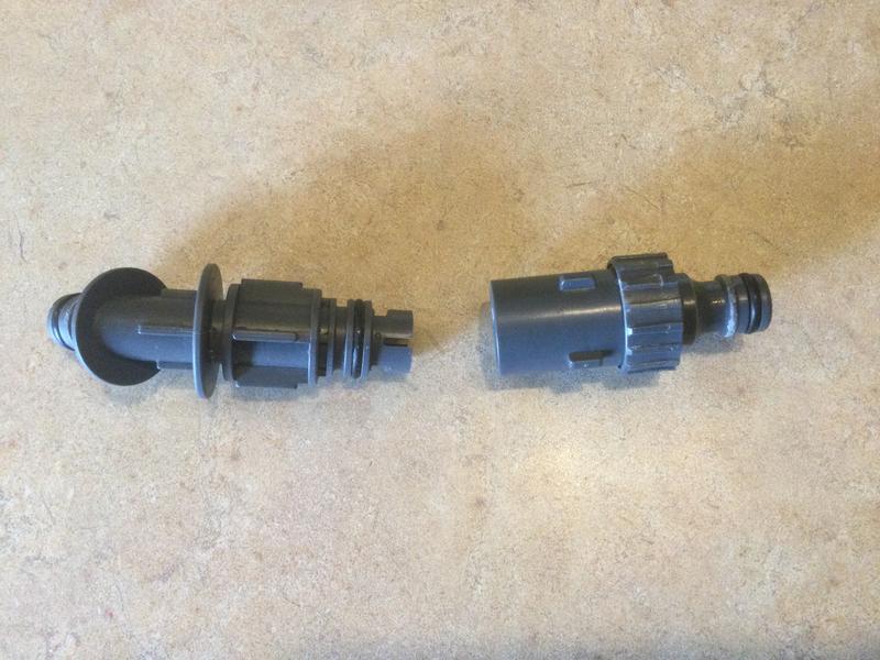Plastic coupling fails after a few weeks of use