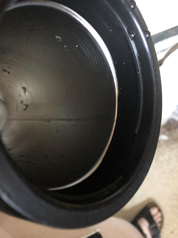 Visible gap between steel and plastic