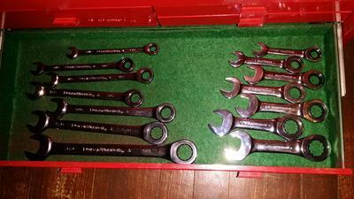 My regular length and stubby Maximum gear wrenches.