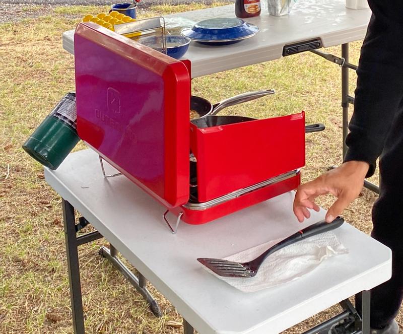 Only lasted 5 uses. Thanks for the pancakes red stove but we won’t miss you.