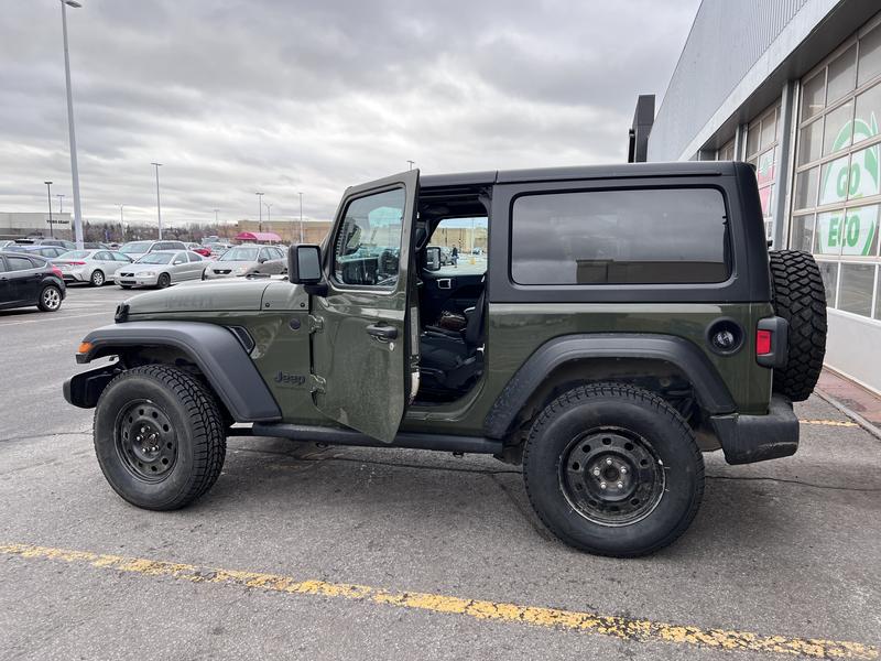 On a Jeep Wrangler Willys