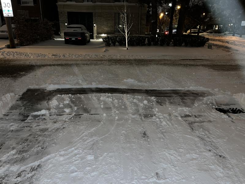 Cleared the plow drift easily