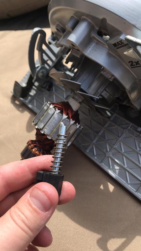 Broken safety button