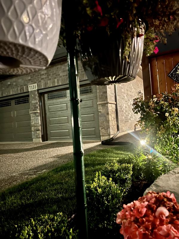 Close up of the hook reenforced with rebar and metal fence post