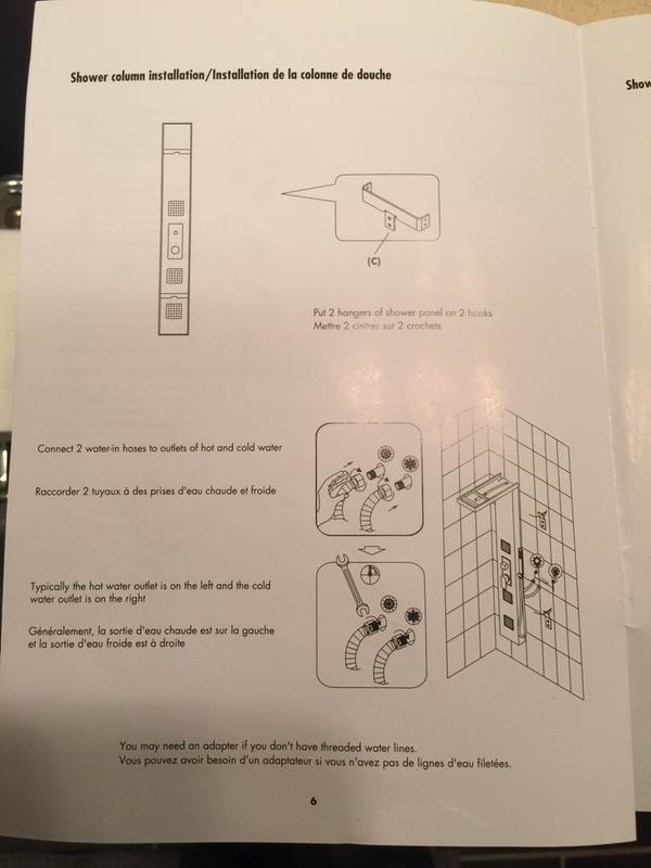 Plumbing instructions