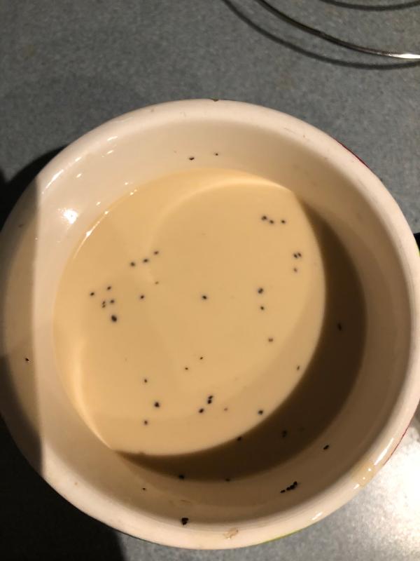Coffee grounds in coffee