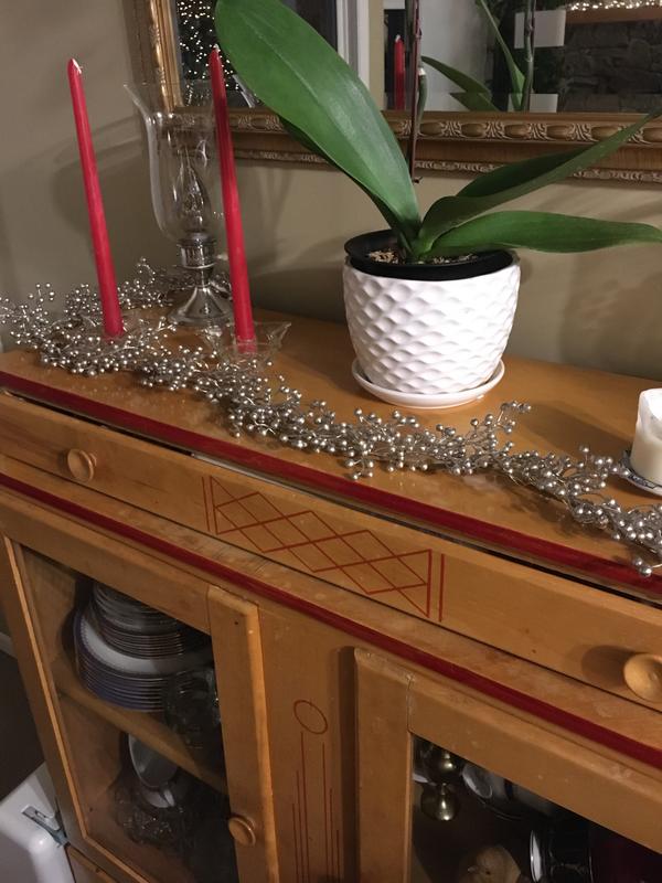 Garland without twinkle lights on