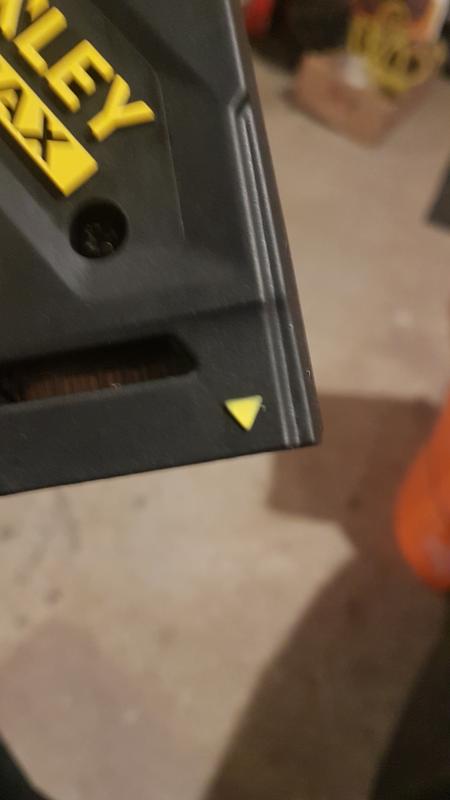 I painted the exit hole arrows