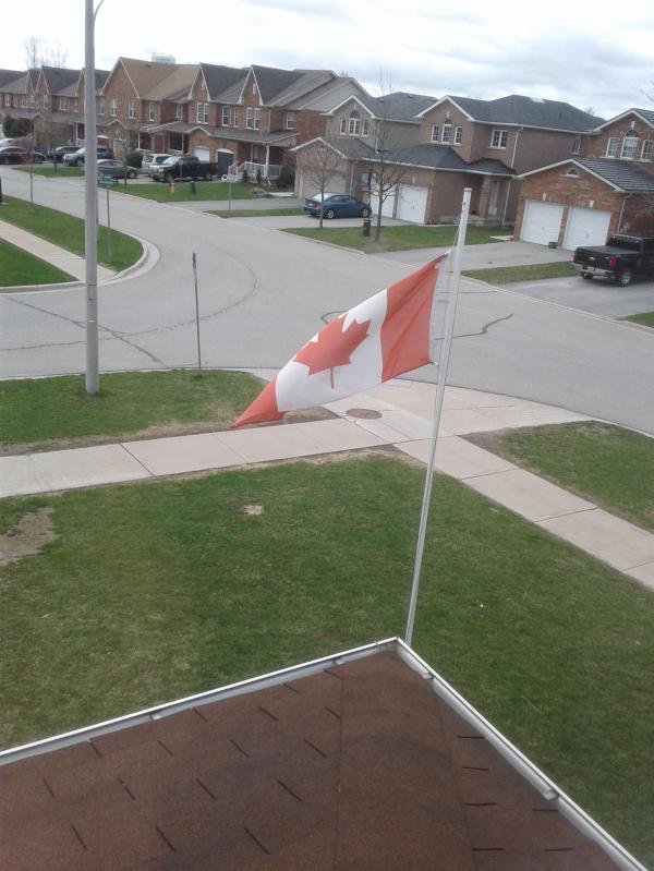 Just another day for this proud Flag.