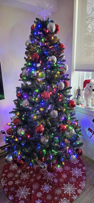 White lights setting, and colored lights setting.