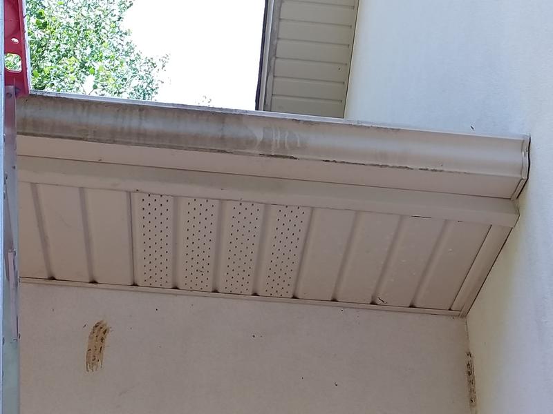 Can see grime coming off when hosing down.