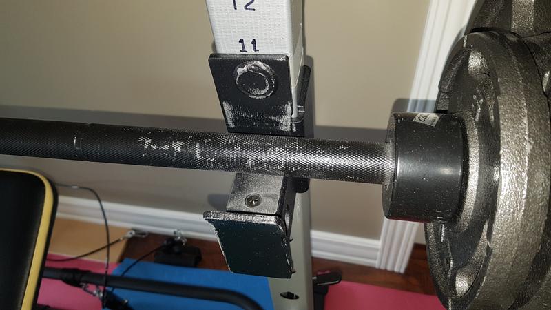 paint peel off. 3 months after purchasing. but I am happy. that means I did excise everyday.