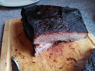 First Brisket off the Vision Grills