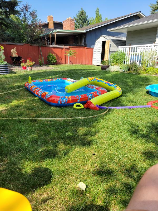 Here is the trash my kids dragged around