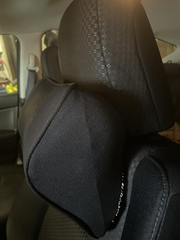 It fits nice and snug on my seat