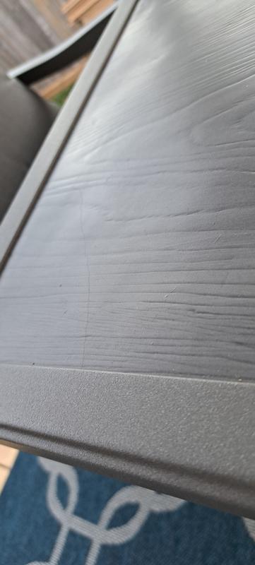 Cracking fire pit table