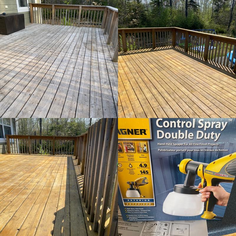 Great for staining deck