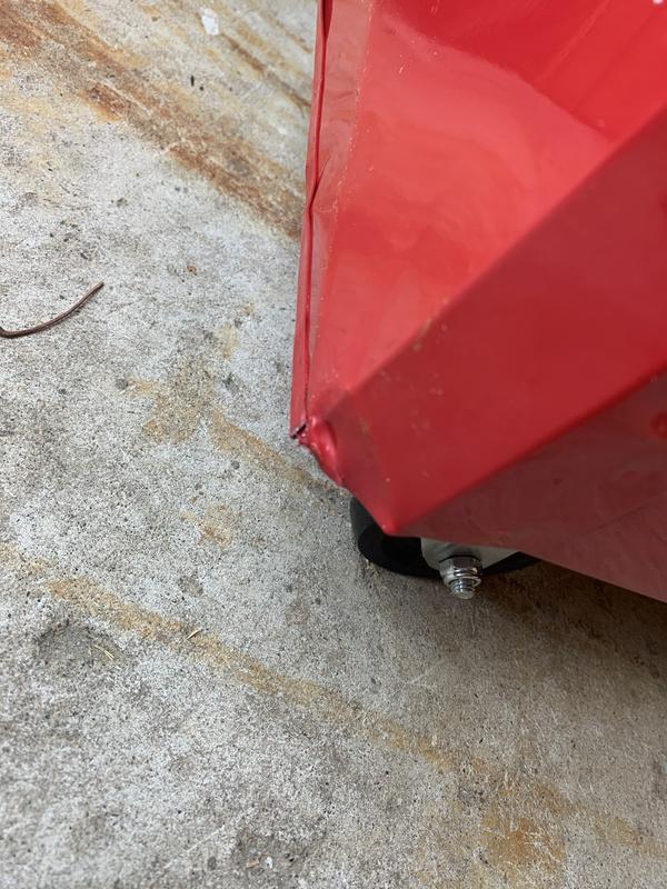 This is an improvement after some hammer work. It was much worse.