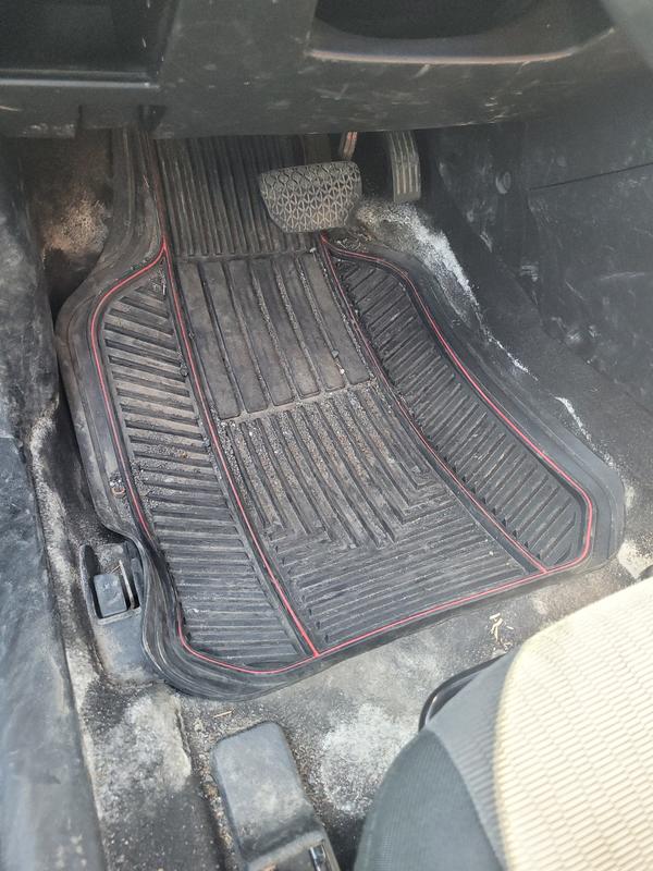 After 3 weeks of use. I get down at least 15 to 20 times from car in a day.. so lot of times my shoes are dirty.