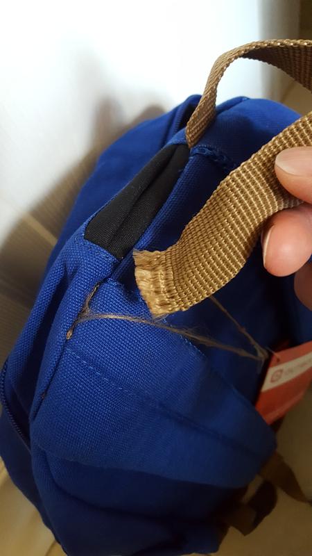 Grab handle broke with very little pull.