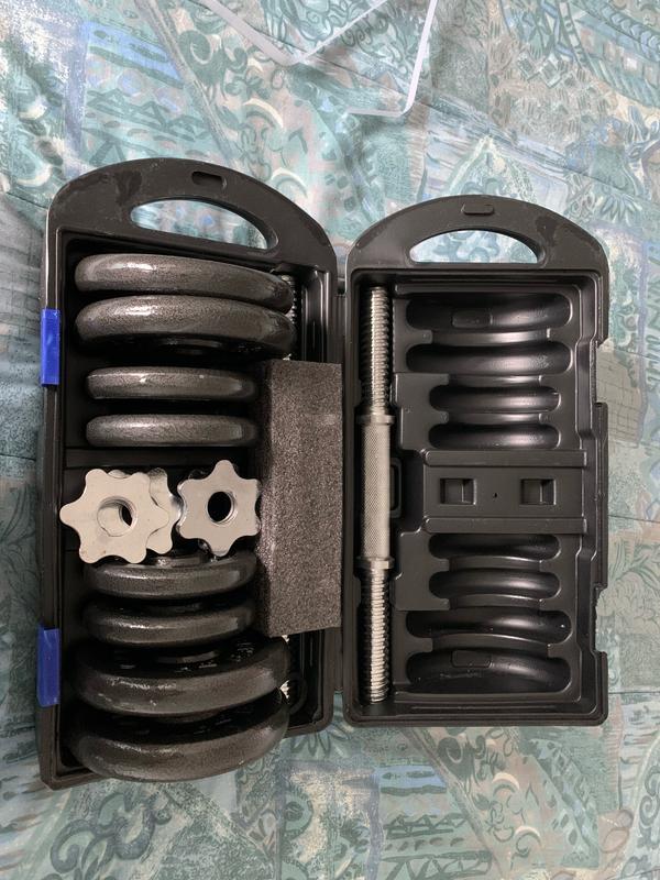 What it looked like when I removed the straps and opened the box