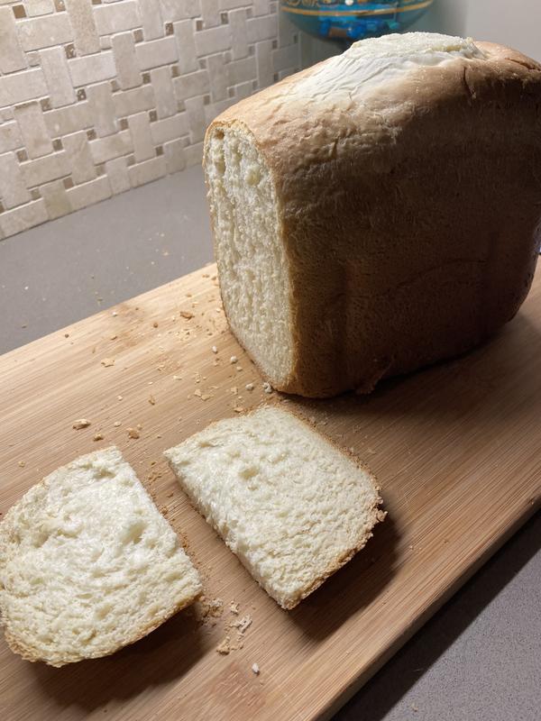 Delish white loaf made in bread maker