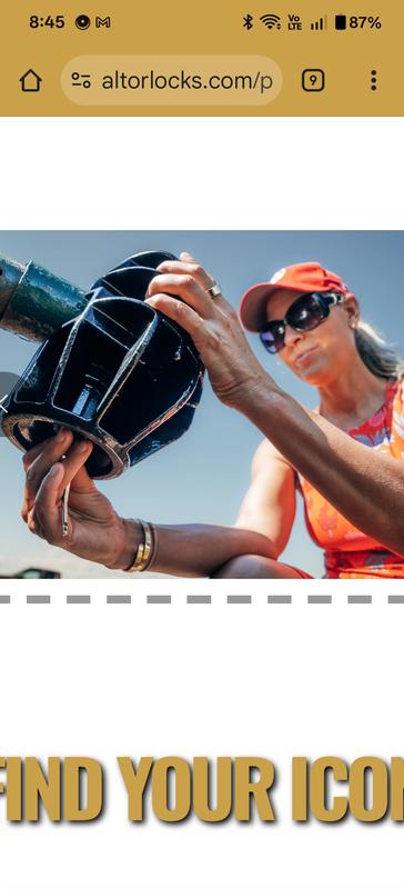 A real coupler lock instead