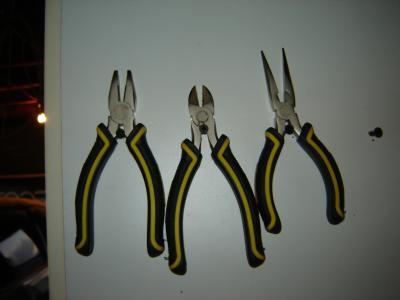 Mastercraft Comfort Grip Pliers Set, Micro Chrome Finish, 8-in, 3-pc