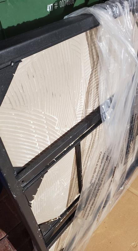 There should be something under the tiles, you can not leave Tile unsupported!