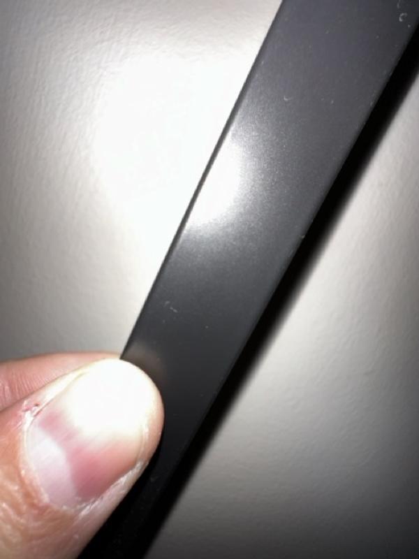 3 very thin coats to get a clean look like this