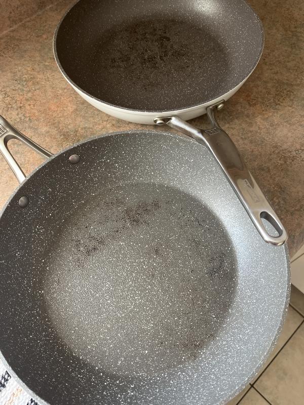 and I seasoned my pan before use