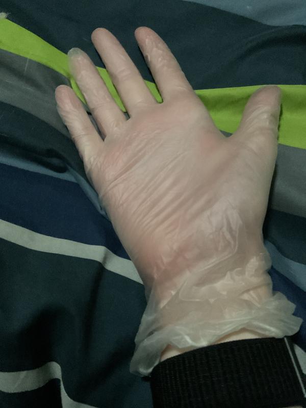 Small Sized Glove on my hand