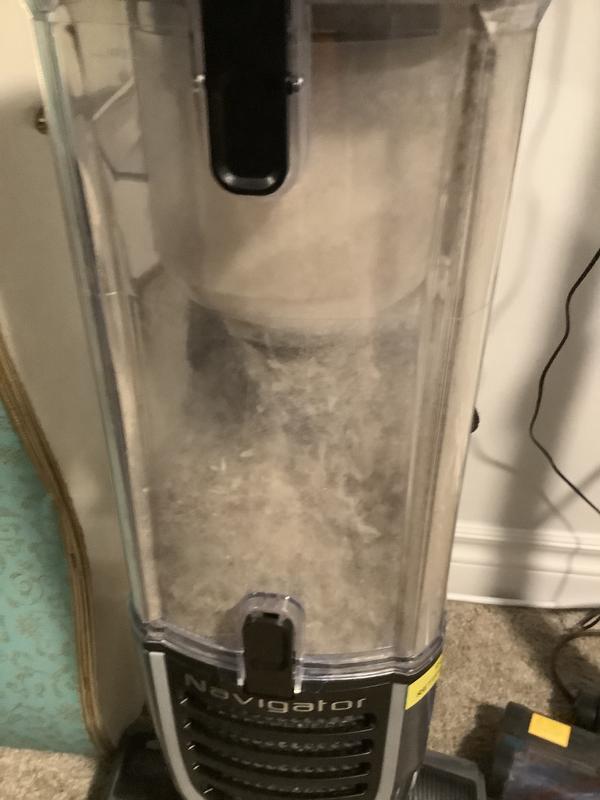 I vacuumed with my old vacuum, then with the Shark. Wow, picked up so much the other one didnt