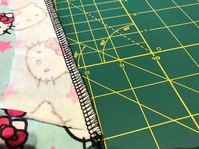 Exemple sur du matériel stretch (Cotton Lycra)