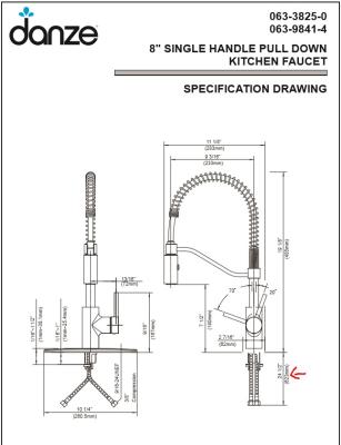 Danze Jasper 1 Handle Kitchen Faucet Brushed Nickel Canadian Tire