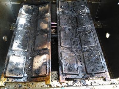 "clean" tiles after 30 minutes and Maximum heat