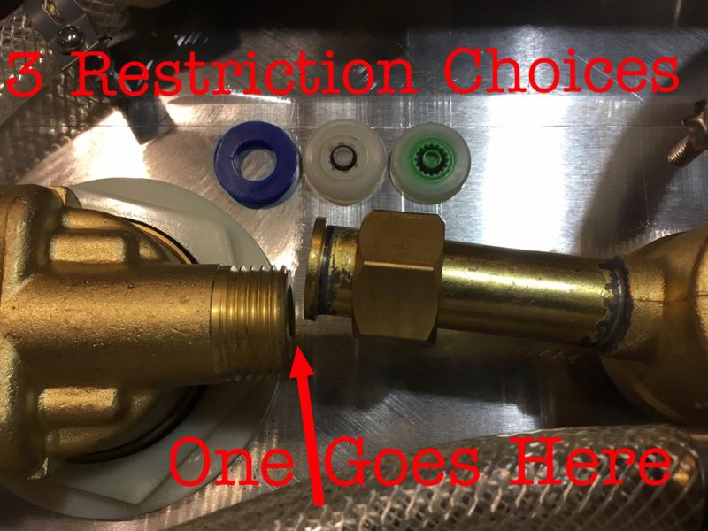 3 flow restriction washers available!