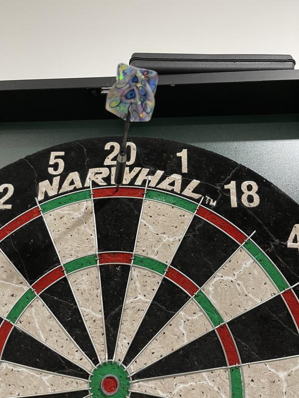 I finished the 501 doubles game.