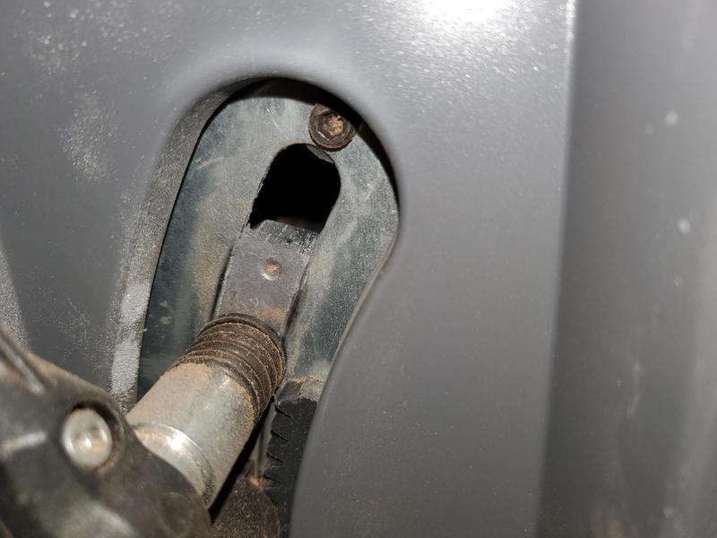 filed (by hand) the aluminum to get more room adjustment