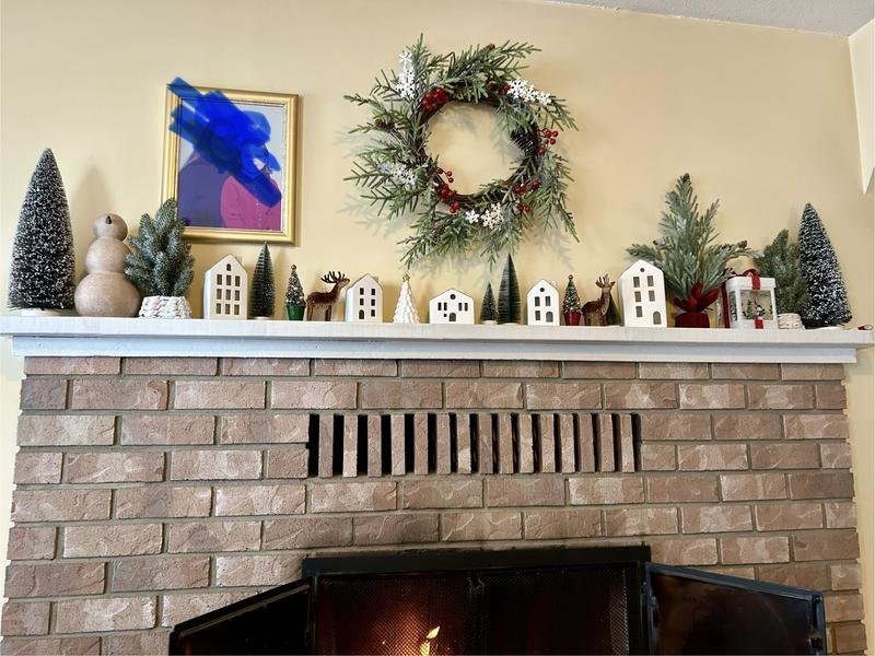 fireplace mantle